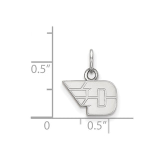 10k White Gold LogoArt University of Dayton Extra Small Pendant