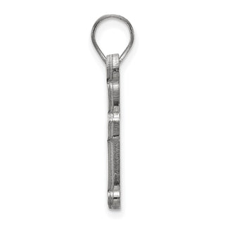 14k White Gold LogoArt Baylor University Bears Small Pendant