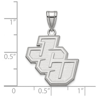 14k White Gold LogoArt John Carroll University Medium Pendant