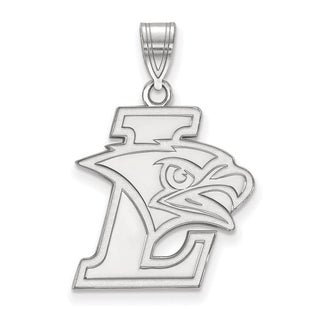 10k White Gold LogoArt Lehigh University Large Pendant