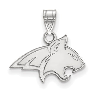 14k White Gold LogoArt Montana State University Bobcat Small Pendant