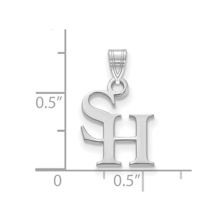 14k White Gold LogoArt Sam Houston State University Small Pendant