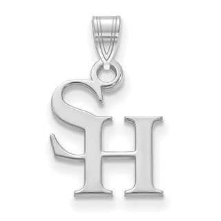 10k White Gold LogoArt Sam Houston State University Small Pendant