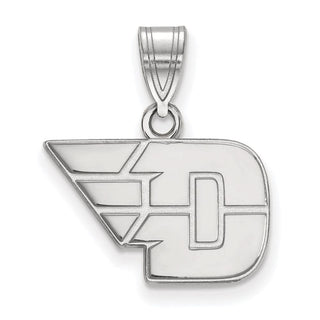 10k White Gold LogoArt University of Dayton Small Pendant