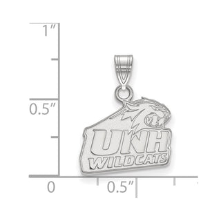 10k White Gold LogoArt University of New Hampshire Small Pendant 1W002UNH