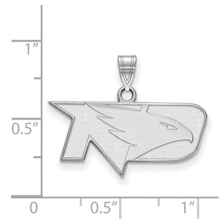 10k White Gold LogoArt University of North Dakota Small Pendant