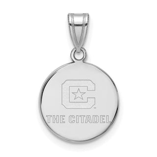 10k White Gold LogoArt The Citadel Medium Pendant 1W003TCI