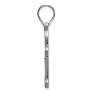 10k White Gold LogoArt Baylor University Bears Large Pendant