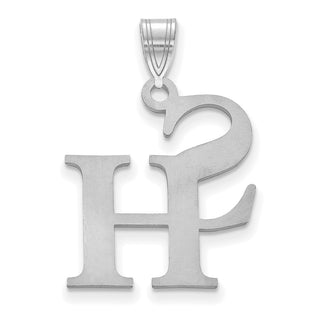 Sterling Silver Rhodium-plated LogoArt Sam Houston State University Large Pendant