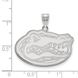 10k White Gold LogoArt University of Florida Gator Large Pendant 1W004UFL