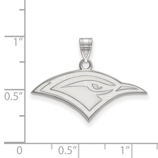 10k White Gold LogoArt University of Tennessee at Chattanooga Mockingbird Small Pendant