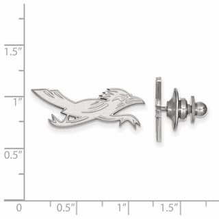 Sterling Silver Rhodium-plated LogoArt University of Texas at San Antonio Roadrunner Lapel Pin SS005UTS