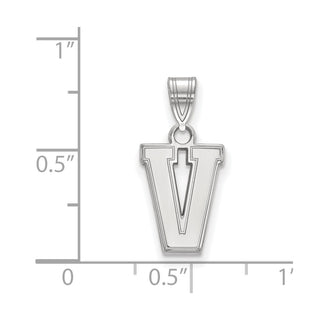 14k White Gold LogoArt Vanderbilt University Small Pendant 4W005VAU