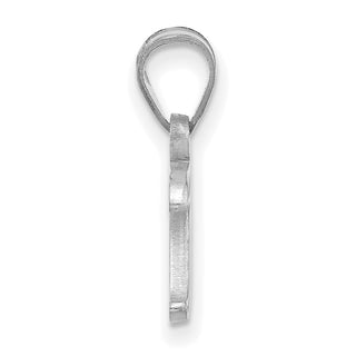 10k White Gold LogoArt University of Tulsa T-U Large Pendant