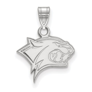 14k White Gold LogoArt University of New Hampshire Wildcat Small Pendant