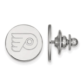 14k White Gold NHL LogoArt Philadelphia Flyers Lapel Pin