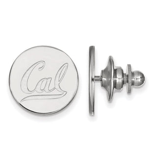 14k White Gold LogoArt University of California Berkeley Lapel Pin