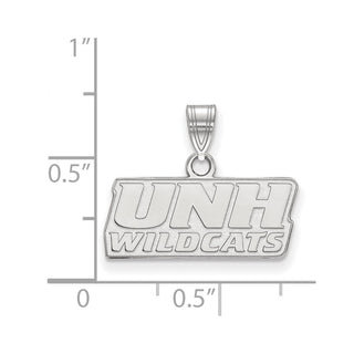 10k White Gold LogoArt University of New Hampshire Small Pendant 1W013UNH