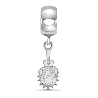 Sterling Silver Rhodium-plated LogoArt The Citadel Small Dangle Bead SS015TCI