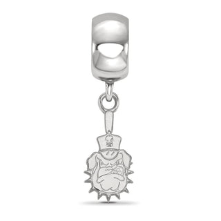 Sterling Silver Rhodium-plated LogoArt The Citadel Small Dangle Bead SS015TCI