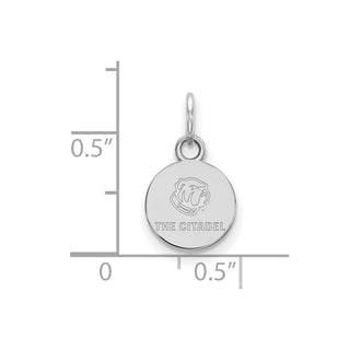 10k White Gold LogoArt The Citadel XS Pendant