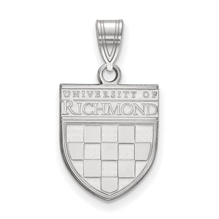Sterling Silver Rhodium-plated LogoArt University of Richmond Medium Pendant