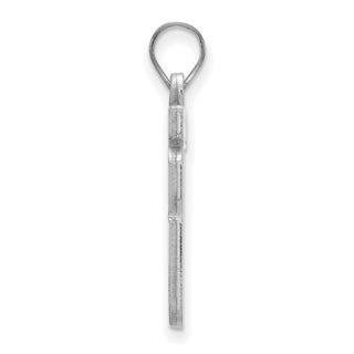 10k White Gold LogoArt Southern Illinois University Large Pendant