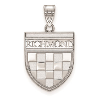 Sterling Silver LogoArt University of Richmond Large Shield Pendant