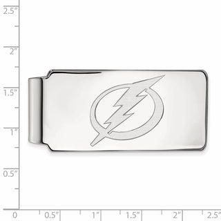 10k White Gold NHL LogoArt Tampa Bay Lightning Money Clip
