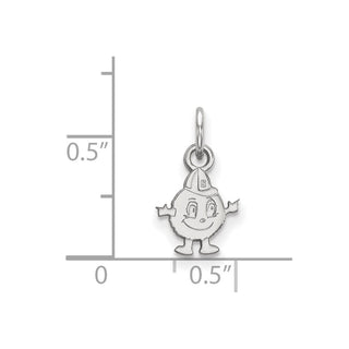 14k White Gold LogoArt Syracuse University Mascot Extra Small Pendant
