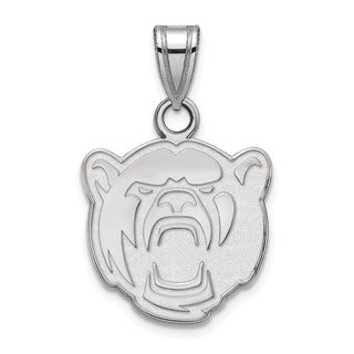 Sterling Silver Rhodium-plated LogoArt Baylor University Small Pendant