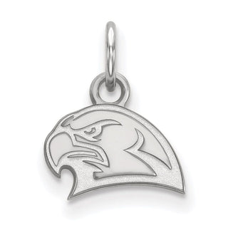 Sterling Silver Rhodium-plated LogoArt Miami University Ohio Redhawk Extra Small Pendant