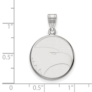 10k White Gold LogoArt Georgia Southern University Eagle Large Pendant 1W024GSU