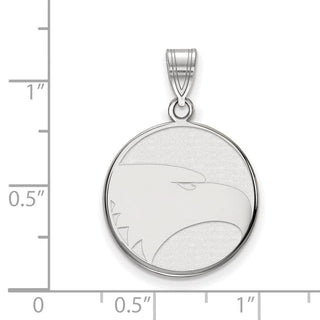 10k White Gold LogoArt Georgia Southern University Eagle Large Pendant 1W024GSU