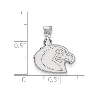 14k White Gold LogoArt Marquette University Eagle Small Pendant