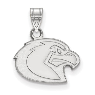 Sterling Silver Rhodium-plated LogoArt Marquette University Eagle Small Pendant