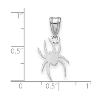 14k White Gold LogoArt University of Richmond Medium Spider Pendant