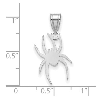 14k White Gold LogoArt University of Richmond Large Spider Pendant