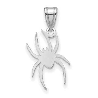 14k White Gold LogoArt University of Richmond Large Spider Pendant