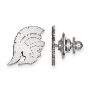 14k White Gold LogoArt University of Southern California Trojan Lapel Pin