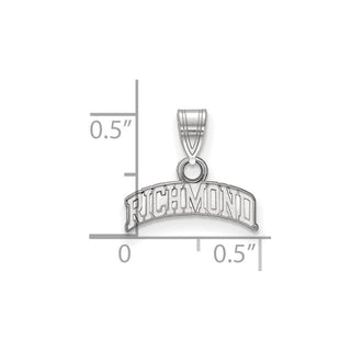 Sterling Silver LogoArt University of Richmond Small Script Pendant