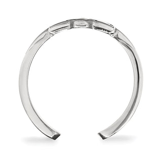 Sterling Silver Rhodium-plated LogoArt Auburn University Toe Ring