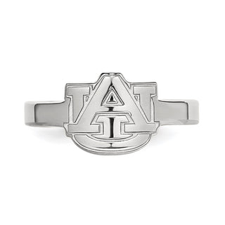 Sterling Silver Rhodium-plated LogoArt Auburn University Toe Ring