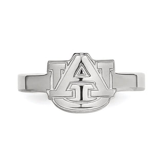 Sterling Silver Rhodium-plated LogoArt Auburn University Toe Ring