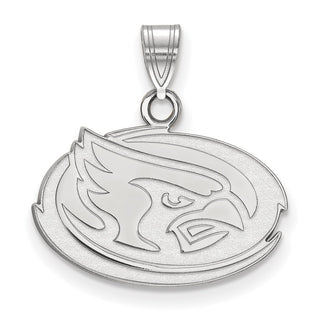 14k White Gold LogoArt Iowa State University Cardinal Small Pendant