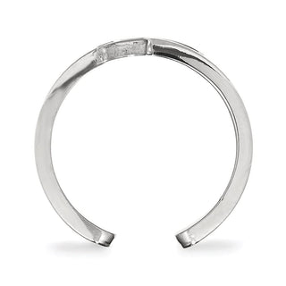 Sterling Silver Rhodium-plated LogoArt University of Alabama Toe Ring