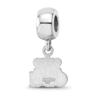 Sterling Silver Rhodium-plated LogoArt Old Dominion University O-D-U Extra Small Dangle Bead Charm SS030ODU
