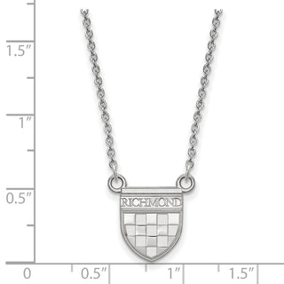 10k White Gold LogoArt University of Richmond Medium Split Chain Necklace