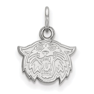 10k White Gold LogoArt Villanova University Wildcat Extra Small Pendant