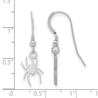 Sterling Silver LogoArt University of Richmond Spider Dangle Earrings